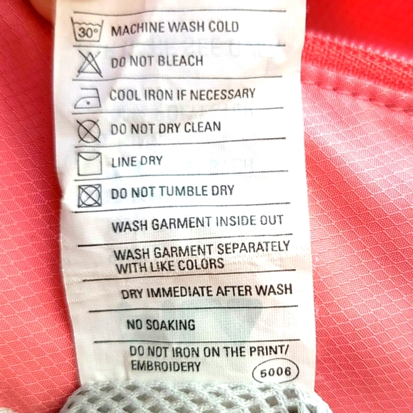 Plus Size 44 Fila Full Zip Windbreaker - Picture 11 of 11